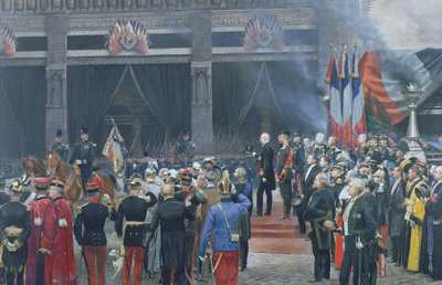 The Funeral of Louis Pasteur, 5th October 1895 by Jean Baptiste Edouard Detaille